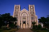 The Cathedral of the Immaculate Conception, the principal church of the Roman Catholic Diocese of Chanthaburi, is the largest church in Thailand.<br/><br/>

Chanthaburi is celebrated across Thailand because of its heroic links with King Taksin the Great, the conqueror who fought back against the Burmese occupiers of Ayutthaya in 1767 and went on to re-establish Thai independence. Although Taksin only ruled briefly from his new capital at Thonburi (1768-82), his name remains greatly revered, and is commemorated across Chanthaburi in a number of shrines, monuments, parks and even a boat yard.