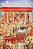 Shahab-ud-din Muhammad Khurram Shah Jahan I (1592 –1666), or Shah Jahan, from the Persian meaning ‘king of the world’, was the fifth Mughal ruler in India and a favourite of his legendary grandfather Akbar the Great.<br/><br/>

He is best known for commissioning the ‘Phadshahnamah’ as a chronicle of his reign, and for the building of the Taj Mahal in Agra as a tomb for his wife, Mumtaz Mahal. Under Shah Jahan, the Mughal Empire attained its highest union of strength and magnificence, and his famous Peacock Throne was the wonder of all the European travelers and ambassadors. His political efforts encouraged the emergence of large centers of commerce and crafts—such as Lahore, Delhi, Agra and Ahmedabad—linked by roads and waterways to distant places and ports.<br/><br/>

He moved the capital from Agra to Delhi. Under Shah Jahan's rule, the Red Fort and Jama Masjid in Delhi were built, the Shalimar Gardens of Lahore, sections of the Lahore Fort and his father's mausoleum.