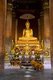 Thailand: Main Buddha image and monk, Wat Yai Suwannaram, Phetchaburi