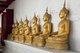 Thailand: A row of Buddhas at Wat Yai Suwannaram, Phetchaburi