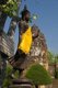Thailand: Standing Buddha near the Khmer shrines, Wat Kamphaeng Laeng, Phetchaburi