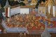 Thailand: Rama rewards his brothers and the monkey soldiers, Ramakien (Ramayana) murals, Wat Phra Kaeo (Temple of the Emerald Buddha), Bangkok