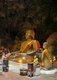 Thailand: Seated Buddha and other statues within Tham Khao Luang, Phetchaburi
