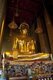 Thailand: Giant seated Buddha in the main viharn, Wat Kalayanimit, Thonburi, Bangkok